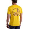 La Sportiva Climbing On The Moon Men’s Graphic T-Shirt — Breathable, Comfortable, Lightweight — Climbing, Hiking, Travel(Giallo/Viola)