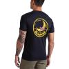 La Sportiva Climbing On The Moon Men’s Graphic T-Shirt — Breathable, Comfortable, Lightweight — Climbing, Hiking, Travel(Nero/Giallo)