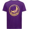 La Sportiva Climbing On The Moon Men’s Graphic T-Shirt — Breathable, Comfortable, Lightweight — Climbing, Hiking, Travel(Viola/Giallo)