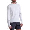 La Sportiva Cloud Shadow Sun Hoody Men’s Tech Shirt — Lightweight, Breathable, Moisture Wicking — Hiking, Trail Running(Chalk/Onyx)