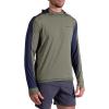 La Sportiva Cloud Shadow Sun Hoody Men’s Tech Shirt — Lightweight, Breathable, Moisture Wicking — Hiking, Trail Running(Cypress/Night Sky)