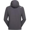 La Sportiva Descender Storm Men’s Softshell Full-Zip Jacket — Wind-Resistant, Breathable — Climbing, Ski Touring, Hiking(Onyx/Chalk)