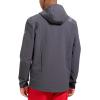 La Sportiva Descender Storm Men’s Softshell Full-Zip Jacket — Wind-Resistant, Breathable — Climbing, Ski Touring, Hiking(Onyx/Chalk)