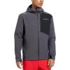 La Sportiva Descender Storm Men’s Softshell Full-Zip Jacket — Wind-Resistant, Breathable — Climbing, Ski Touring, Hiking(Onyx/Chalk)