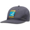 La Sportiva Climbing On The Moon 5-Panel Hat — Lightweight, Flat Brim, Adjustable Fit — Climbing, Hiking, Travel(Onyx)