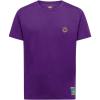 La Sportiva Climbing On The Moon Men’s Graphic T-Shirt — Breathable, Comfortable, Lightweight — Climbing, Hiking, Travel(Viola/Giallo)
