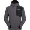La Sportiva Descender Storm Men’s Softshell Full-Zip Jacket — Wind-Resistant, Breathable — Climbing, Ski Touring, Hiking(Onyx/Chalk)