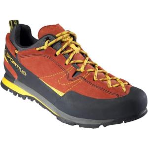 La Sportiva Boulder X Grey/Yellow Hiking shoesUnisex Adult, Red Re, 44 EU