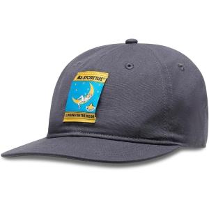 La Sportiva Climbing On The Moon 5-Panel Hat — Lightweight, Flat Brim, Adjustable Fit — Climbing, Hiking, Travel(Onyx)