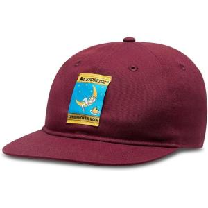 La Sportiva Climbing On The Moon 5-Panel Hat — Lightweight, Flat Brim, Adjustable Fit — Climbing, Hiking, Travel(Redwood)