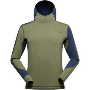 La Sportiva Cloud Shadow Sun Hoody Men’s Tech Shirt — Lightweight, Breathable, Moisture Wicking — Hiking, Trail Running(Cypress/Night Sky)