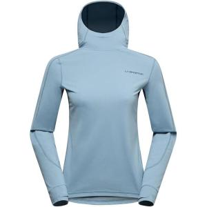 La Sportiva Cloud Shadow Sun Hoody Women’s Tech Shirt — Lightweight, Breathable, Moisture Wicking — Hiking, Trail Running(Limestone/Night Sky)