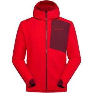 La Sportiva Descender Storm Men’s Softshell Full-Zip Jacket — Wind-Resistant, Breathable — Climbing, Ski Touring, Hiking(Mountain Red/Redwood)