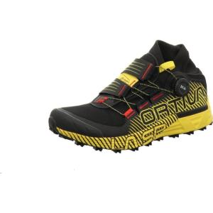 La Sportiva Men’s Athletics Trail Running Shoes, 44 EU(Black Yellow 999100)