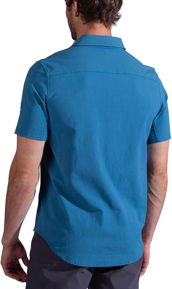 imageLa Sportiva Superfly Mens ButtonUp Shirt Lightweight QuickDry Breathable Fabric Relaxed Fit Hiking Trekking Travel Lake XLarge