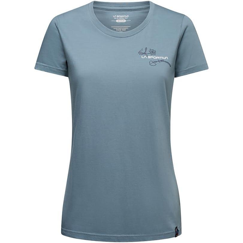 imageLa Sportiva Climb Flower Womens Graphic TShirt  Breathable Comfortable Lightweight  Climbing Hiking TravelLimestoneNight Sky