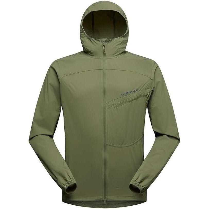 imageLa Sportiva Freeway Wind Mens Windbreaker Jacket Lightweight Wind Resistant Packable Trail Running Hiking TrekkingCypressNight Sky