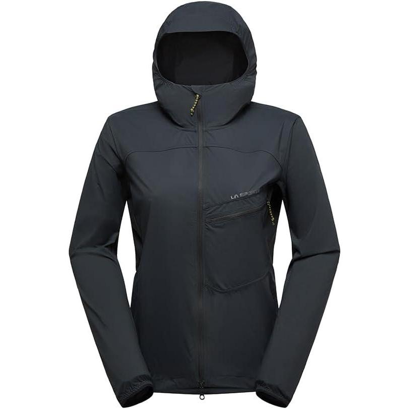 imageLa Sportiva Freeway Wind Womens Windbreaker Jacket Lightweight Wind Resistant Packable Trail Running Hiking TrekkingBlackOnyx