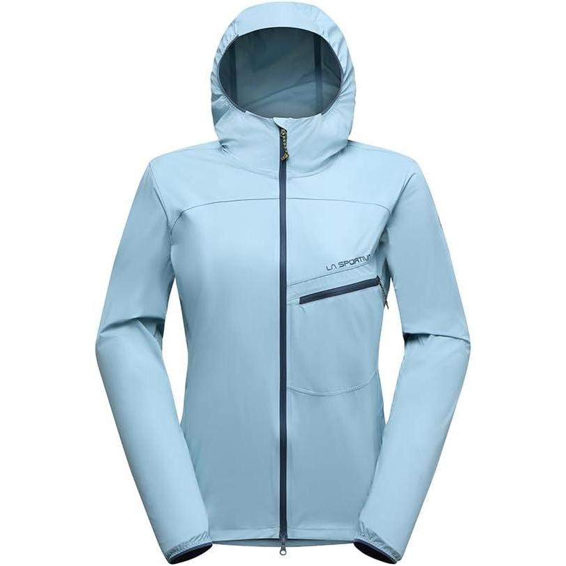 imageLa Sportiva Freeway Wind Womens Windbreaker Jacket  Lightweight Wind Resistant Packable  Trail Running Hiking TrekkingLimestoneNight Sky