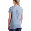 La Sportiva Climb Flower Women’s Graphic T-Shirt — Breathable, Comfortable, Lightweight — Climbing, Hiking, Travel(Limestone/Night Sky)