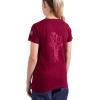 La Sportiva Climb Flower Women’s Graphic T-Shirt — Breathable, Comfortable, Lightweight — Climbing, Hiking, Travel(Redwood/Azalea)