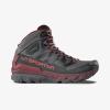 La Sportiva Mens Ultra Raptor 3 Mid GTX Waterproof Hiking Shoe – Gore-Tex Protection & Breathable – All-Terrain Grip & Ankle Support(Carbon/Redwood)