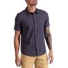 La Sportiva Superfly Men’s Button-Up Shirt — Lightweight, Quick-Dry, Breathable Fabric, Relaxed Fit — Hiking, Trekking, Travel, Onyx, Small