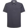 La Sportiva Superfly Men’s Button-Up Shirt — Lightweight, Quick-Dry, Breathable Fabric, Relaxed Fit — Hiking, Trekking, Travel, Onyx, Medium