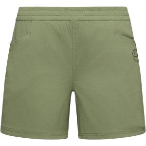 La Sportiva Gambit Women’s Climbing Shorts — Lightweight, Stretch Fabric, Flexible Movement — Climbing, Hiking, Trekking(Cypress)