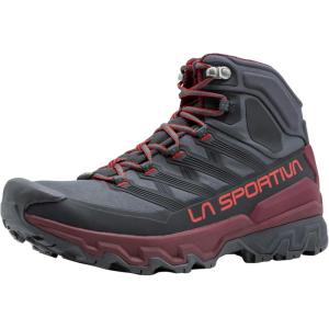 La Sportiva Mens Ultra Raptor 3 Mid GTX Waterproof Hiking Shoe – Gore-Tex Protection & Breathable – All-Terrain Grip & Ankle Support(Carbon/Redwood)
