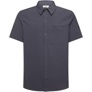 La Sportiva Superfly Men’s Button-Up Shirt — Lightweight, Quick-Dry, Breathable Fabric, Relaxed Fit — Hiking, Trekking, Travel, Onyx, Small