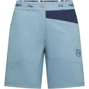 La Sportiva Mantra Women’s Climbing Shorts — Breathable, Lightweight, Stretch Fabric — Bouldering, Hiking, Trekking(Limestone/Night Sky)