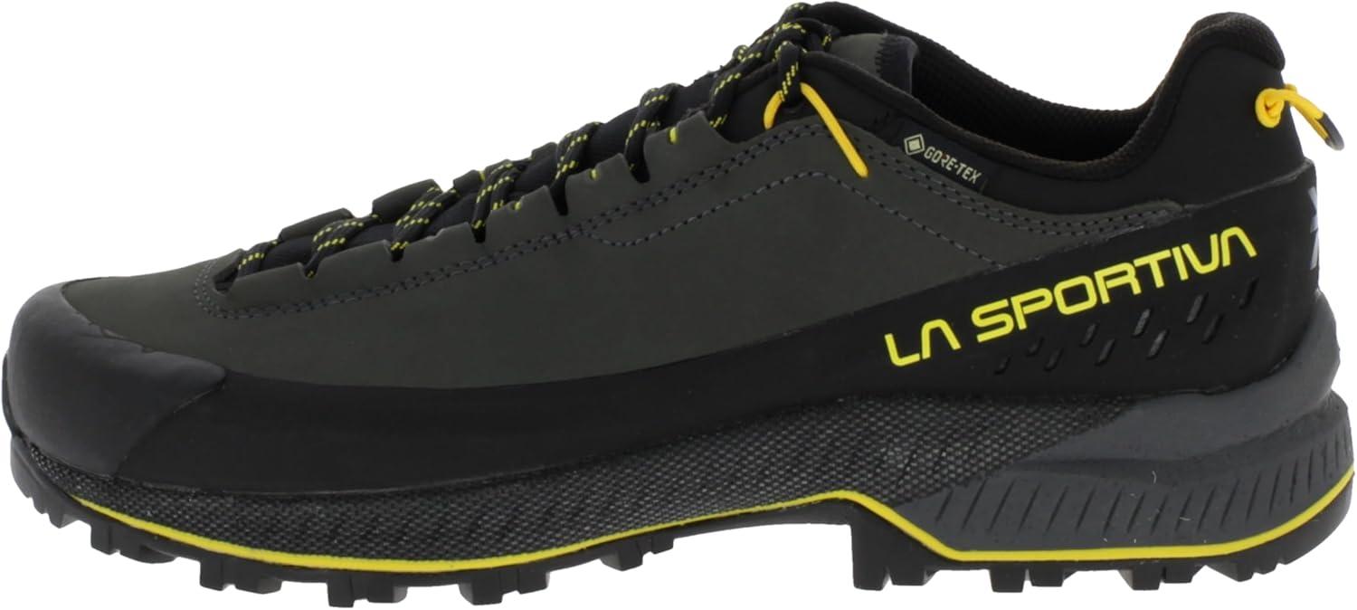 imageLA SPORTIVA Hiking shoes TX5 Evo GTX waterproof and stable hiking shoes for men with nonslip outsole and nubuck leather upperCarbon Yellow