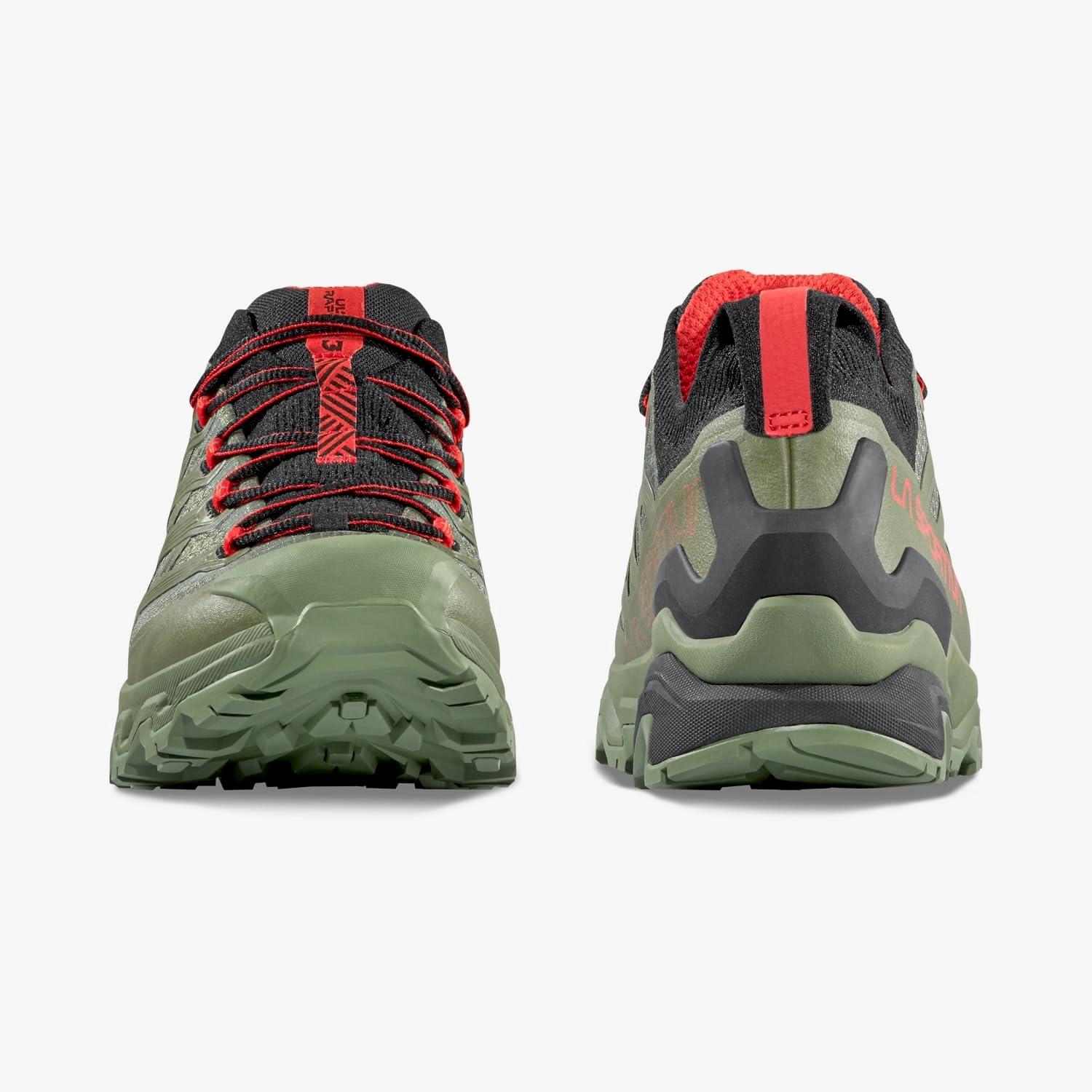 imageLa Sportiva Mens Ultra Raptor 3 Low Hiking Shoe Lightweight amp Breathable AllTerrain Grip amp Debris ProtectionCypressMountain Red