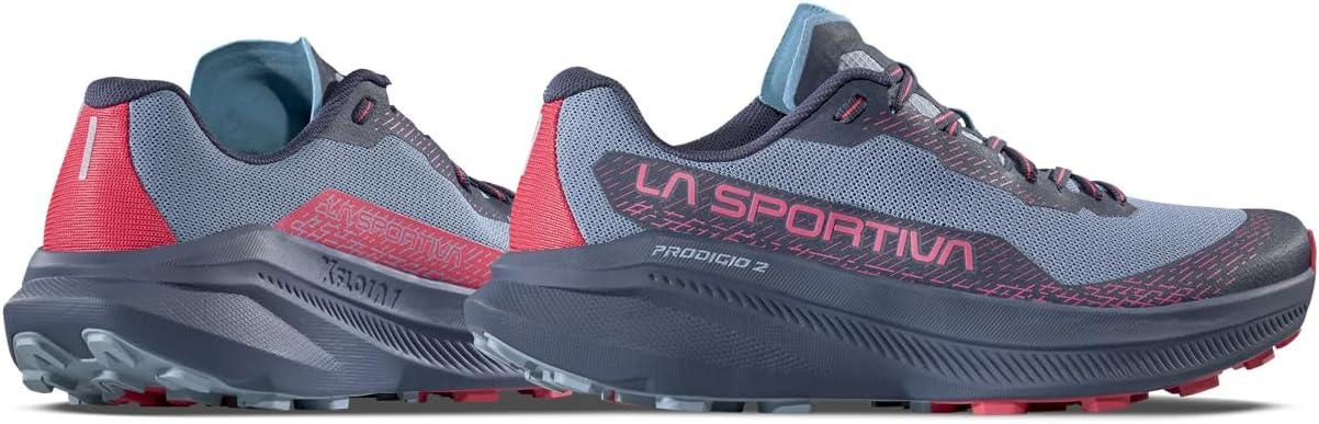 imageLa Sportiva Womens Prodigio 2 Womens Trail Running Shoe Versatile Daily Trainer to Race Day Reactive Cushioning Breathable amp GrippyLimestoneAzalea