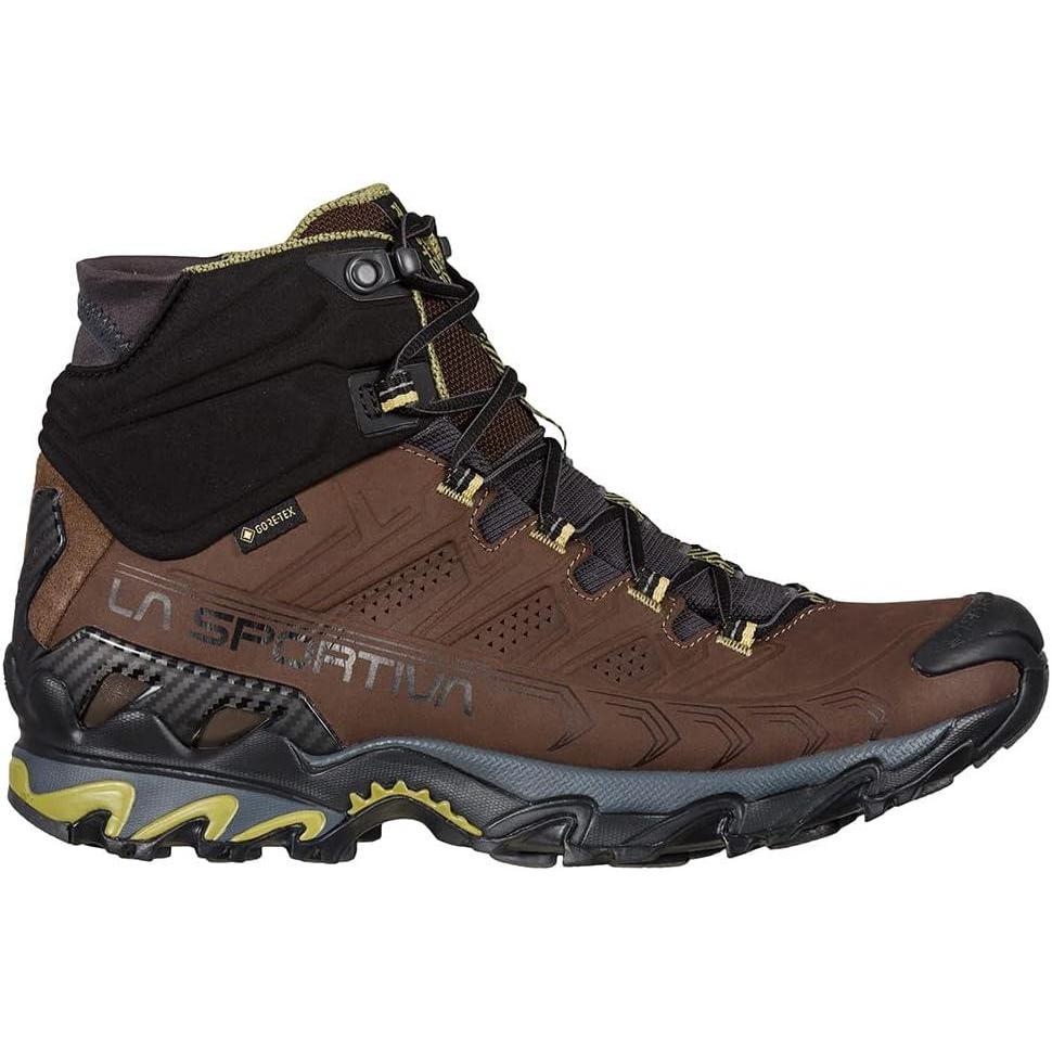 imageLa Sportiva Mens Ultra Raptor II Mid Leather GTX Waterproof Hiking BootsChocolateCedar