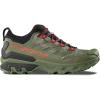 La Sportiva Mens Ultra Raptor 3 Low Hiking Shoe – Lightweight & Breathable – All-Terrain Grip & Debris Protection(Cypress/Mountain Red)