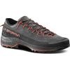 La Sportiva Men’s TX4 EVO Leather Technical Approach/Hiking Shoes, Carbon/Cherry Tomato, US 14 (EU Equivalent 48)
