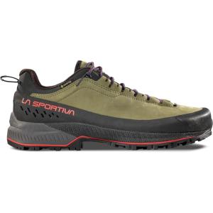 LA SPORTIVA Hiking shoes TX5 Evo GTX waterproof and stable hiking shoes for men with non-slip outsole and nubuck leather upper(Cypress Mountain Red)