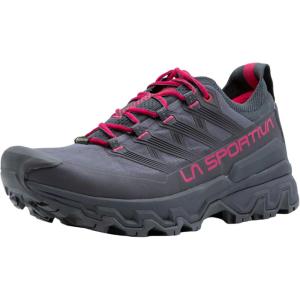La Sportiva Womens Ultra Raptor 3 GTX Low Waterproof Hiking Shoe – Gore-Tex Protection & Breathable – All-Terrain Grip(Onyx/Azalea)