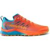 La Sportiva Mens Jackal II – Cushioned Trail Running Shoe(Cherry Tomato Tropic Blue)