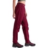 La Sportiva Roots Women’s Climbing Pants — Durable, Stretch Fabric, Harness Ready, Fitted — Bouldering, Gym, Travel(Redwood)