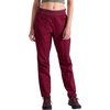 La Sportiva Roots Women’s Climbing Pants — Durable, Stretch Fabric, Harness Ready, Fitted — Bouldering, Gym, Travel(Redwood)