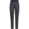 La Sportiva Roots Women’s Climbing Pants — Durable, Stretch Fabric, Harness Ready, Fitted — Bouldering, Gym, Travel(Onyx/Chalk)