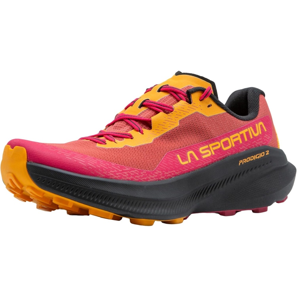 image:imageLa Sportiva Womens Prodigio 2 Trail Running Shoe Versatile Daily Trainer to Race Day Reactive Cushioning Breathable amp GrippyMineral RedAzalea