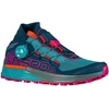 La Sportiva Womens Cyklon Trail Running Shoes w/BOA Lace System(Storm Blue/Cherry Tomato)