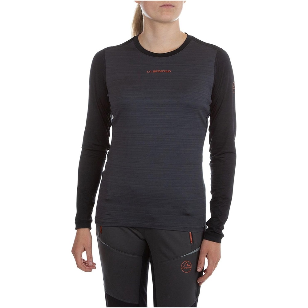 image:imageLa Sportiva Tour Long Sleeve Shirt  WomensCarbonCherry Tomato