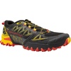 La Sportiva Mens Bushido III GTX Running Shoe | EU equivalent size 38 Waterproof Trail Running(Black/Yellow)
