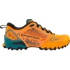 La Sportiva Mens Bushido III GTX Running Shoe | EU equivalent size 38 Waterproof Trail Running(Papaya/Everglade)