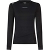 La Sportiva Women’s Dash Long Sleeve, Black, XS